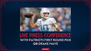 LIVE Drake Maye Press Conference [upl. by Nawyt]