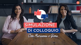 Simulazione di un COLLOQUIO di lavoro  Episodio 2 [upl. by Werd611]