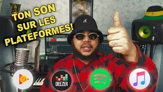 COMMENT METTRE SA MUSIQUE SUR LES PLATEFORMES Spotify Itunes Deezer etc avec imusician [upl. by Gladine]