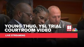 Young Thug YSL trial live stream  Tuesday October 15 [upl. by Aelegna688]