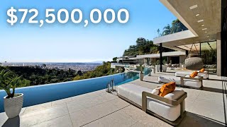 GORGEOUS Hollywood Hills Luxury Home Walkthrough 72m Dream House [upl. by Drahser542]