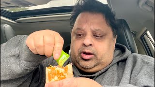 Taco Bell Cantina Chicken Burrito Eating Review [upl. by Vinna]