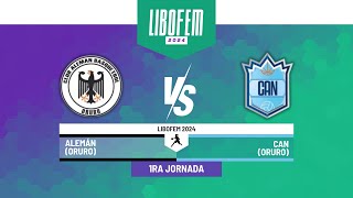 EN VIVO  LIBOFEM 2024  ALEMÁN vs CAN [upl. by Chapel]