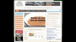 Gestion de mon livre de recettes [upl. by Nylad]