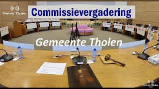 Vergadering Commissie Samenleving  24 september 2024  Omroep Tholen [upl. by Aihselat]