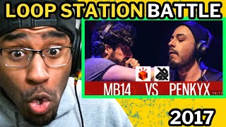 MB14 vs PENKYX  Grand Beatbox LOOPSTATION Battle 2017  SMALL FINAL REACTION [upl. by Meean]