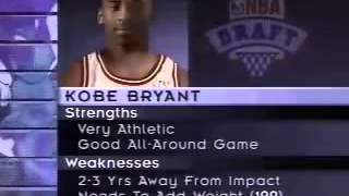 Kobe Bryant  NBA Draft 1996 [upl. by Munt]