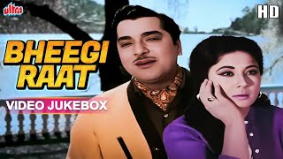 Bheegi Raat Movie Song JUKE BOX  Lata Mangeshkar Mohammed Rafi  Golden Bollywood Hits [upl. by Melitta]