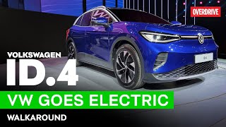 Volkswagen ID4 walkaround  VW goes electric I odmag [upl. by Georglana]