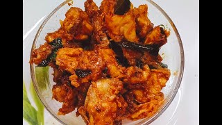 chicken frysimple chicken chukkabachelors recipenonveg recipechettinad chicken sukka [upl. by Sand]