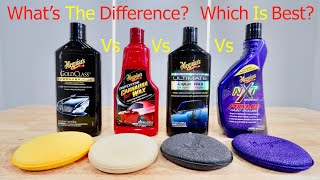 Whats The Best Meguiars Wax Whats The Difference Between Them [upl. by Pricilla]