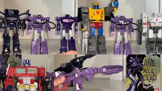 Transformers generations comic book shockwave review 40th anniversary special figure collection G1 [upl. by Celina]