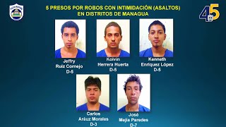 Policía Nacional capturó a 30 delincuentes durante esta semana [upl. by Hbahsur]