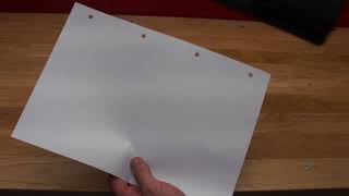 How to hole punch a 4 ring or 3 ring binder extremely quickly [upl. by Bobbye957]