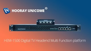 HEM 1500 Digital TV Headend Multi Function Platform [upl. by Eem]