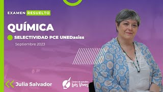 ⭐Química PCE UNEDasiss Septiembre 2023  Corregido y EXPLICADO [upl. by Quinton]