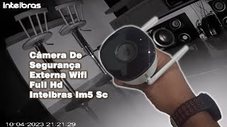 Câmera De Segurança Externa Wifi Full Hd Intelbras Im5 Sc [upl. by Imij]