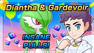 UNBELIEVABLE PULLS for Diantha amp Gardevoir  Pokemon Masters [upl. by Alset]