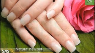 SNS Nail  Signature Nail Systems How to do Natural Set dipping powder Dip it instruction 4 [upl. by Mazel]