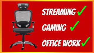 Staples Hyken Mesh Chair Review  A Chair for Streamers Gamers amp More [upl. by Myrtia]