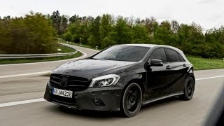 2014 Mercedes A45 AMG  FIRST IMAGES [upl. by Suicul]