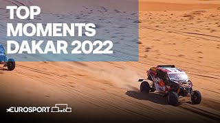 Top moments from the 2022 Dakar Rally in Saudi Arabia  Motorsport  Eurosport [upl. by Petie]