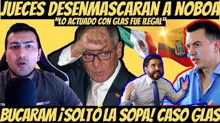 Daniel Noboa ¡Se le cae el circo Jueces confirman ilegalidad con Jorge Glas en embajada Mexicana [upl. by Cece687]