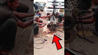 6 cylinder diesel engine repair repair mechanic engine workshop [upl. by Suilenrac]