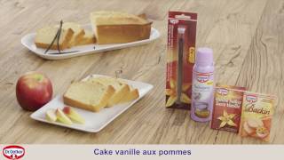 Idée recette Cake vanille aux pommes [upl. by Mahau]