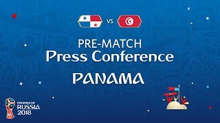 FIFA World Cup™ 2018 PAN vs TUN  Panama  PreMatch Press Conference [upl. by Lemor]