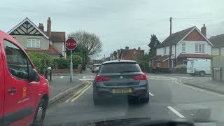 Chertsey Driving test centre Route [upl. by Igal]