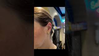 Forward Helix Piercing by DrVikas at Piercing Zone dubai helixpiercing earpiercing nosepiercing [upl. by Starinsky]