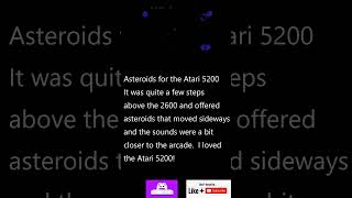 Asteroids Atari 5200 Closer to the arcade experience than the 2600 but could still be better [upl. by Primrosa]