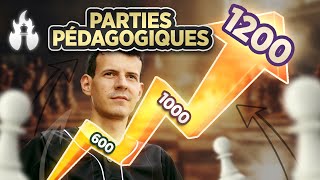 Spécial débutant aux échecs  Progressez de 600 à 1200 Elo [upl. by Anicart]