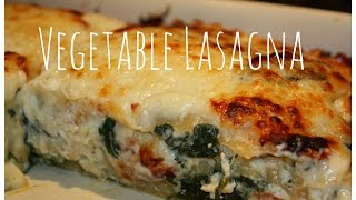 Vegetable Lasagna Easy Lasagna Recipe [upl. by Lokin747]