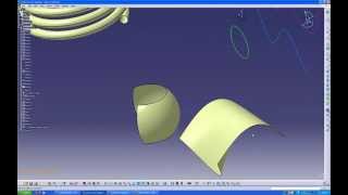 CATIA V5 Tutorials  Wireframe Surface Design LESSON 1 [upl. by Suertemed]