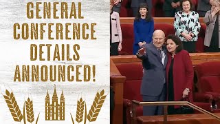 October 2024 General Conference Details Announced [upl. by Ahsirpac]