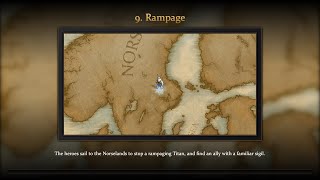 Age of Mythology Retold  The New Atlantis 9 Rampage Titan Difficulty [upl. by Aihsram429]