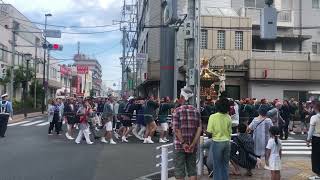 東京・東大和市 南街交番前 南街まつり 神輿 2024728 1518 [upl. by Aennaej]