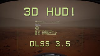 UE5 Diegetic 3D Glass HUD  Boot Sequence  DLSS 35 WHAT DO YOU THINK [upl. by Apul]