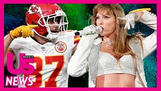 Taylor Swift’s Tribute to Travis Kelce Amid 1st Touchdown of NFL Season [upl. by Innos]