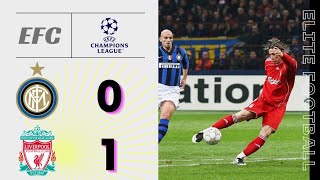 LIVERPOOL 01 INTER  HIGHLIGHTS  UEFA Champions League 202122 ⚽⚫🔵 [upl. by Enaelem]