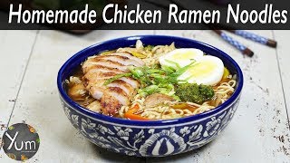 Homemade Chicken Ramen Noodles [upl. by Edelsten]