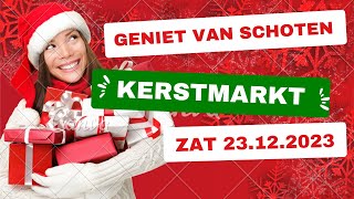 GENIET VAN ONZE KERSTMARKT IN SCHOTEN  2023 [upl. by Inami]