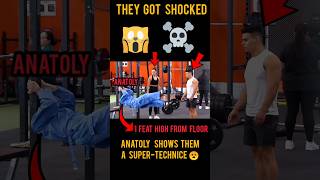 ANATOLY 😱🔥 SHOCKED ‼️ THEM Anatolyprank Gymprank Prank Motivational Fyp Fitness viralshorts [upl. by Illa]