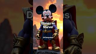 Disney Characters as Avengers 🔥  AI Generated shorts ai midjourney [upl. by Amme]