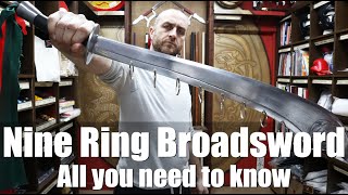 Nine Ring Broadsword Review  All you need to know  Enso Martial Arts Shop [upl. by Kyne]