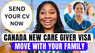 Canada Employers Giving Free Visa To Overseas Care Workers Send Your CV [upl. by Nongim]