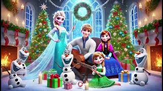 Elsa’s Frozen Family Christmas Carol  A Magical Holiday Song ❄️🎄🎶 [upl. by Eilahtan731]