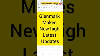 glenmark pharma share price latest news shorts stockmarket [upl. by Fallon952]